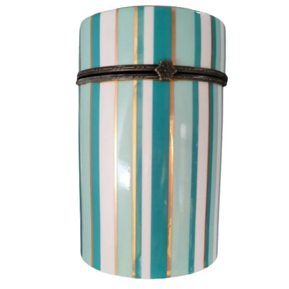 Z Gallerie Scented Candle In A Reusable Decorative Ceramic Container with Lid